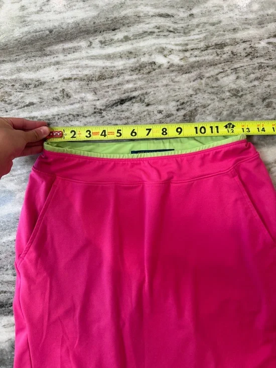 Polo Ralph Lauren Hot Pink Golf Skirt with Lime Green Trim - Picture 6 of 7